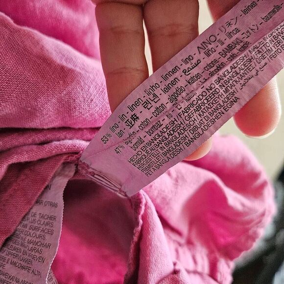 Zara Linen Blend Dress - Picture 5 of 9